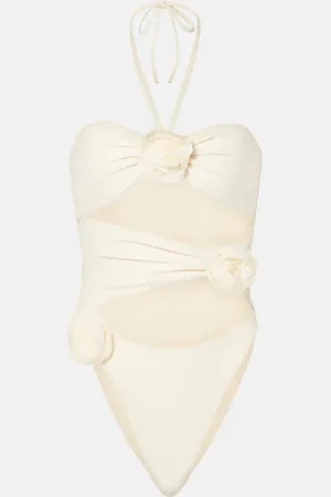 SAME Floral-appliquÃ© cutout swimsuit