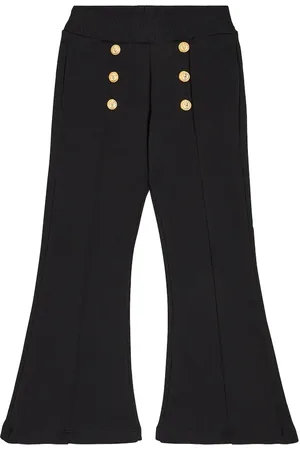 Balmain Mid-rise cotton flared pants