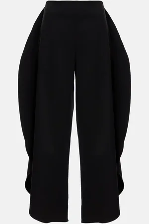 Alaïa Wool grain de poudre balloon pants