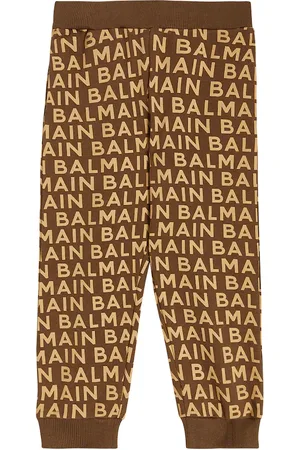 Balmain Logo printed cotton sweatpants
