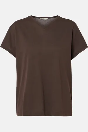 Khaite Devra cotton-blend jersey T-shirt