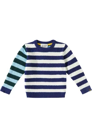Scotch&Soda Striped cotton-blend sweater