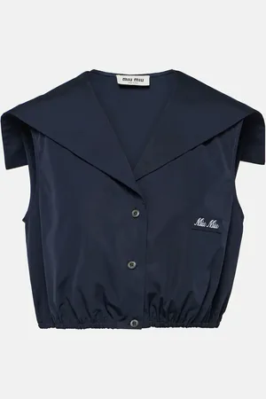 Miu Miu Cropped cotton shirt