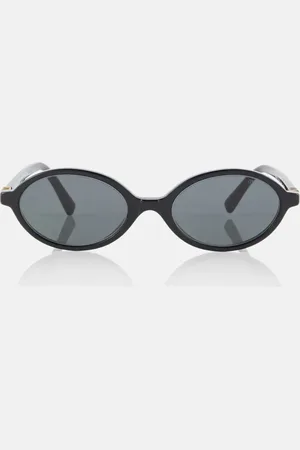 Miu Miu Logo round sunglasses