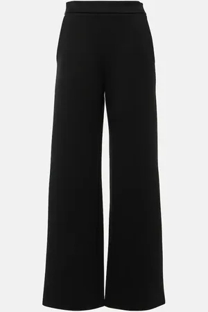 Max Mara High-rise jersey wide-leg pants