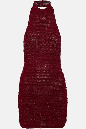 AYA MUSE Pora halterneck minidress