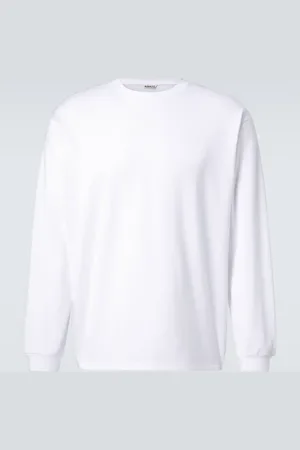 Auralee Luster Plaiting cotton T-shirt