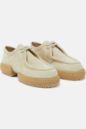 DRIES VAN NOTEN Lace-up suede loafers