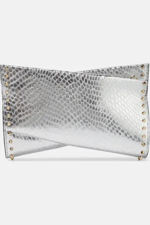 Christian Louboutin Loubitwist Small leather clutch