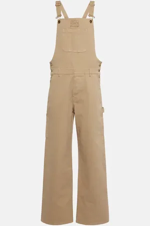 Miu Miu Cotton gabardine overalls