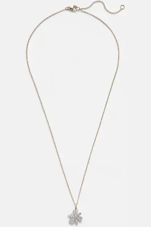 STONE AND STRAND Magnolia 14kt necklace with diamonds