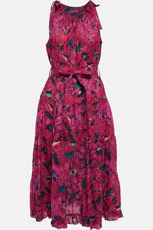 ULLA JOHNSON Mariam cotton-blend midi dress