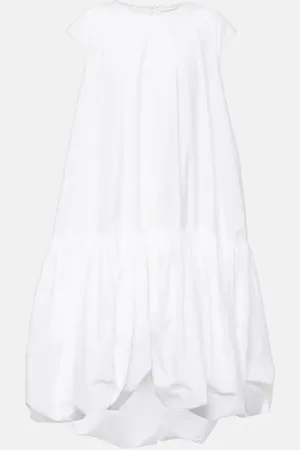 The Row Tadao cotton poplin midi dress