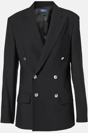Ralph Lauren Double-breasted wool-blend blazer