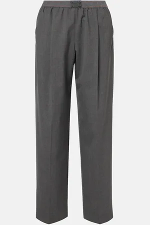 Miu Miu Virgin wool straight pants