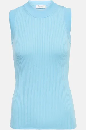 Sportmax Nido ribbed-knit cotton tank top