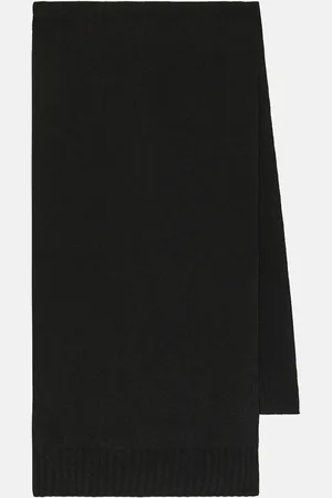 Jil Sander Ribbed-detail wool scarf