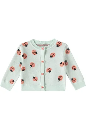 Stella McCartney Baby cotton jacquard cardigan