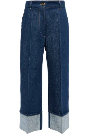Patou Mid-rise wide-leg jeans
