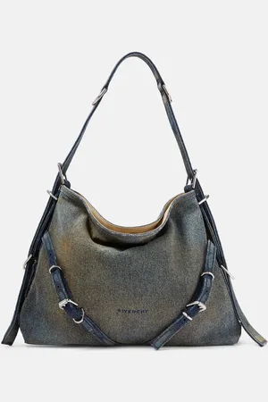 Givenchy Voyou Medium denim shoulder bag