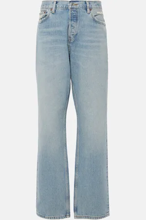 RE/DONE Easy mid-rise straight jeans