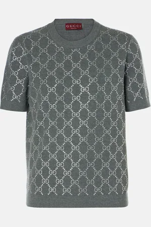 Gucci Embellished wool top