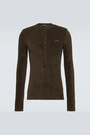 Dolce & Gabbana Ribbed-knit cotton cardigan