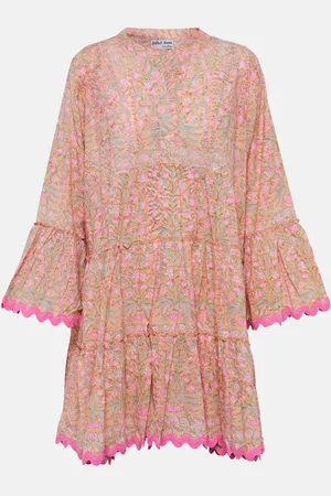 Juliet Dunn Floral cotton minidress