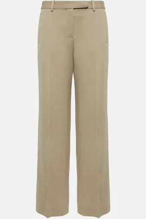 The Row Banew virgin wool wide-leg pants