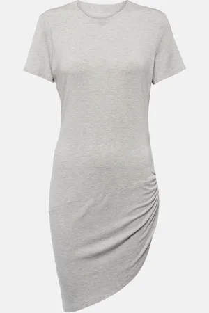 Norma Kamali Ruched jersey minidress
