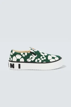 Marni X Carhartt floral slip-on sneakers
