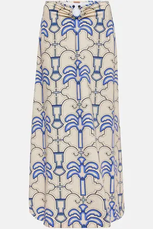 JOHANNA ORTIZ Printed midi skirt