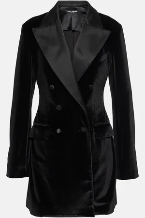 Dolce & Gabbana Double-breasted velvet blazer