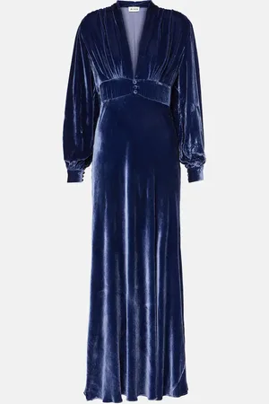 RIXO London Emery velvet maxi dress