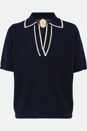 Jardin des Orangers Wool and cashmere polo sweater