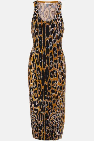 Alaïa Jacquard midi dress