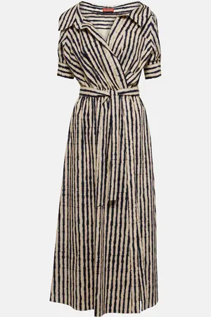 Altuzarra Lydia off-shoulder cotton-blend midi dress