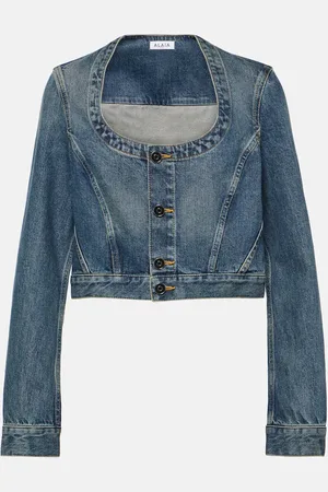 Alaïa Cropped denim jacket