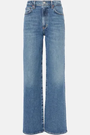 AGOLDE Harper mid-rise wide-leg jeans