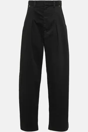 Isabel Marant Lenadi high-rise cotton wide-leg pants