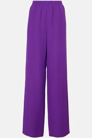 VALENTINO Cady Couture wide-leg pants