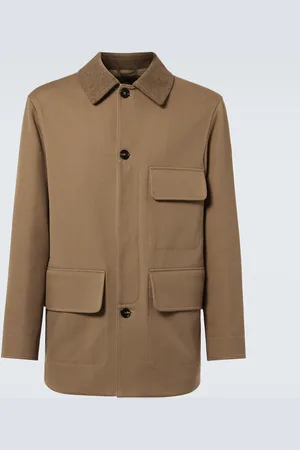 Loro Piana Barth cotton peacoat