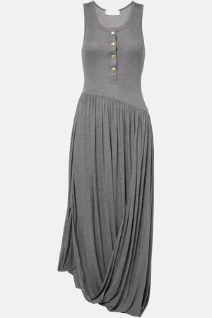 XU ZHI Draped jersey midi dress