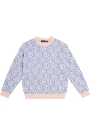 Acne Studios Face wool and cotton sweater