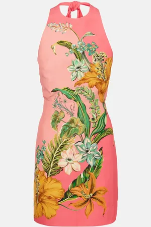 ALÉMAIS Anika floral linen minidress