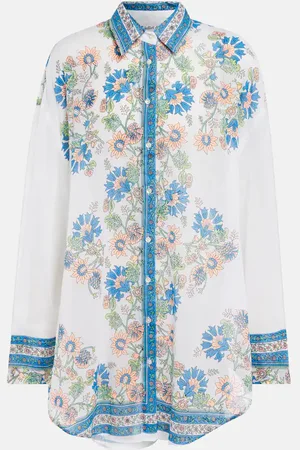 Juliet Dunn Floral cotton shirt
