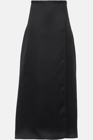 Khaite Mila silk maxi skirt