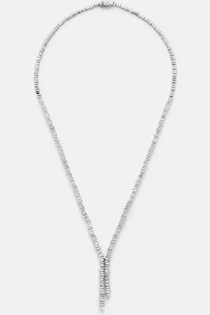 Suzanne Kalan 18kt white gold necklace with diamonds