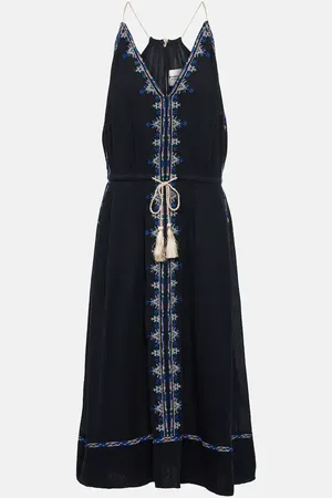 Marant Etoile Siana halterneck cotton midi dress