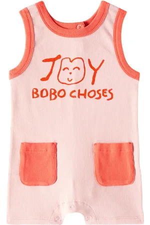 Bobo Choses Baby printed cotton-blend playsuit